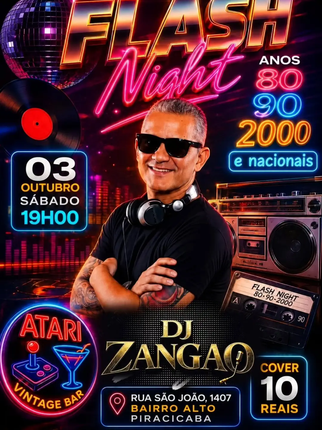 Flyer de DJ Zangao
