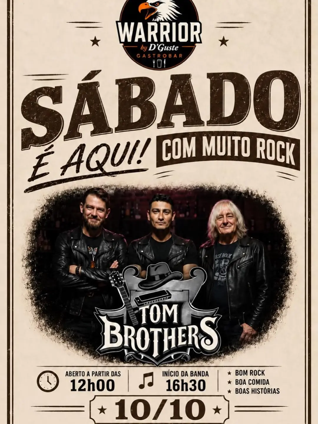 Flyer de Tom Brothers