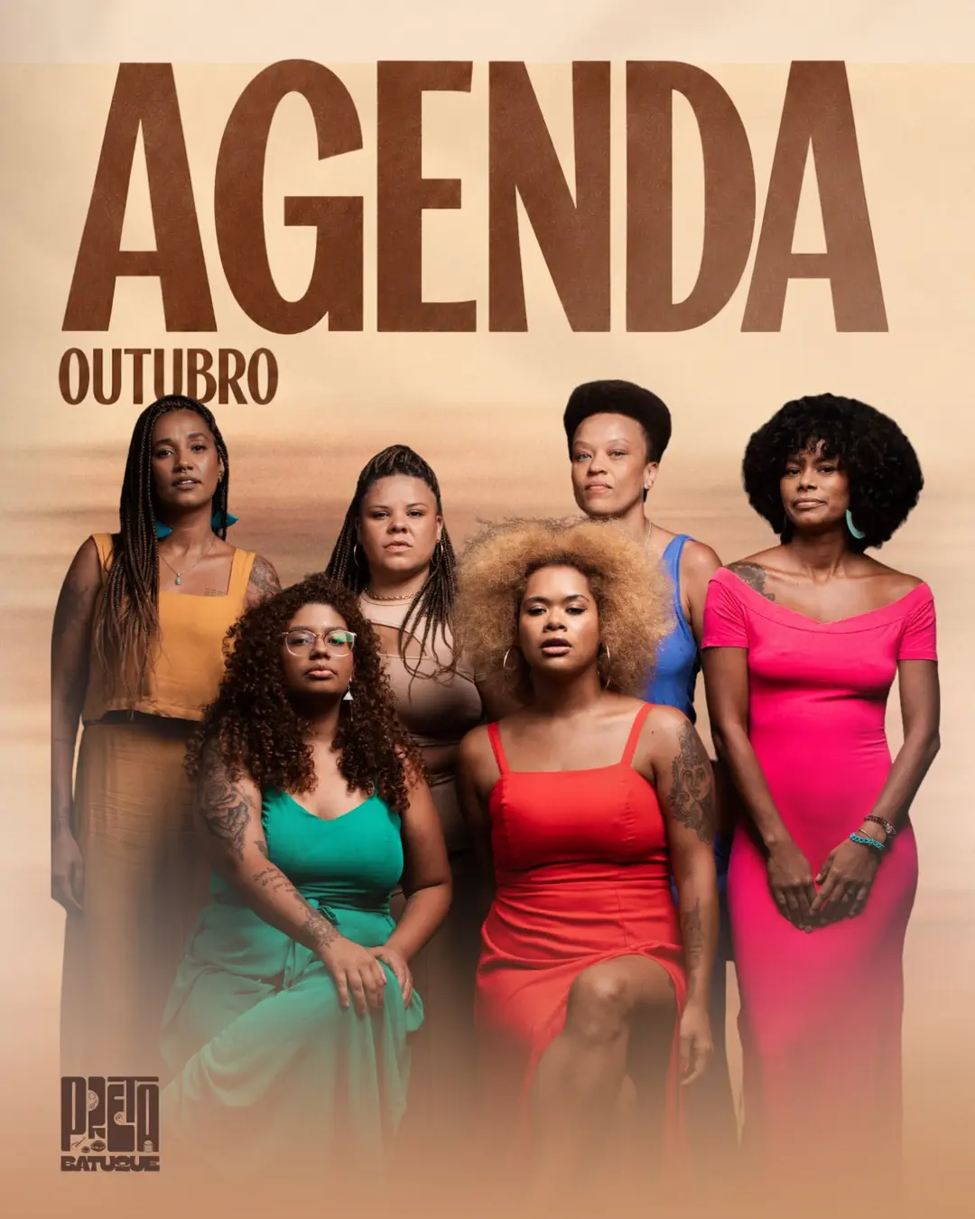 Flyer de Preta Batuque