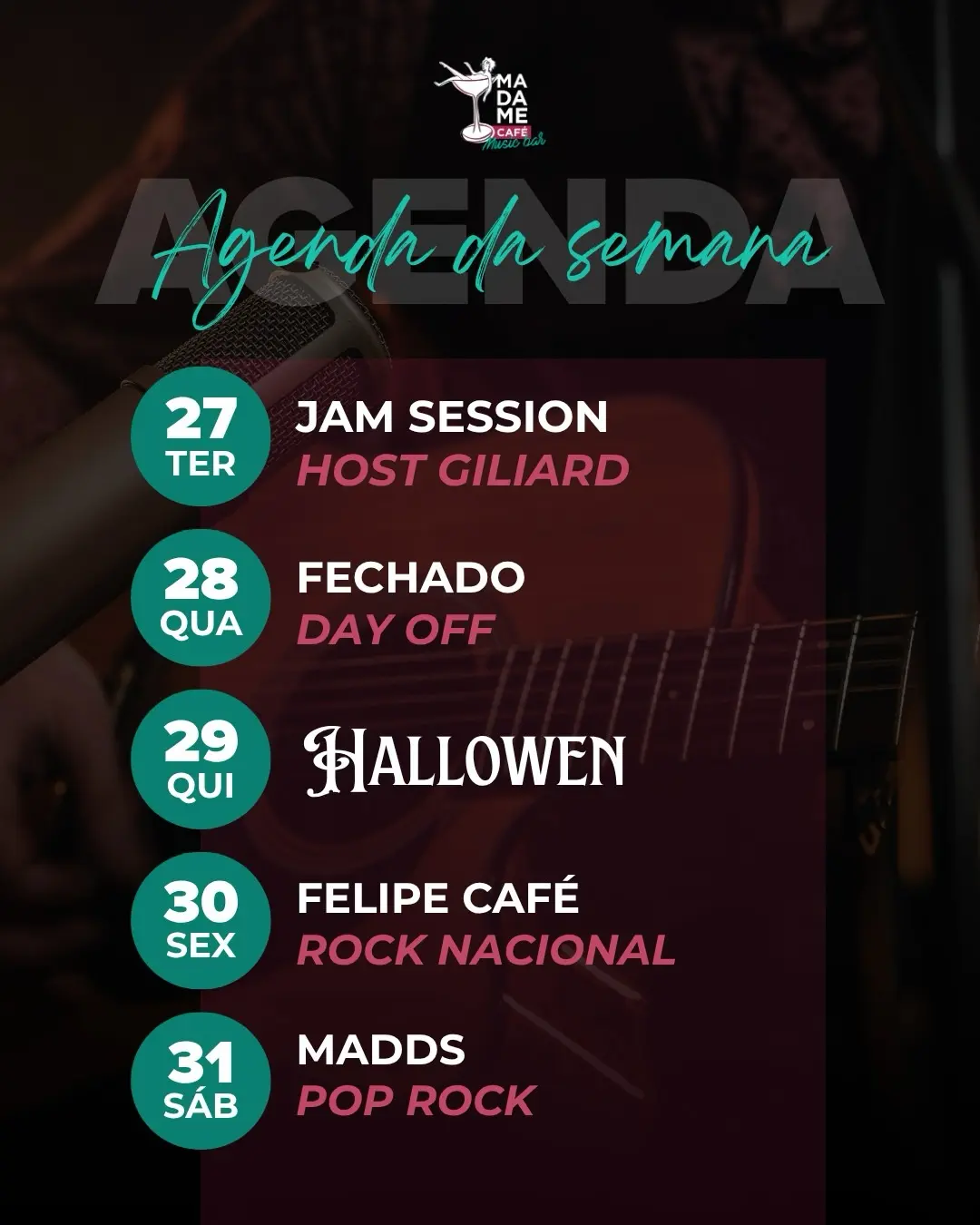 Flyer de Felipe Caféh
