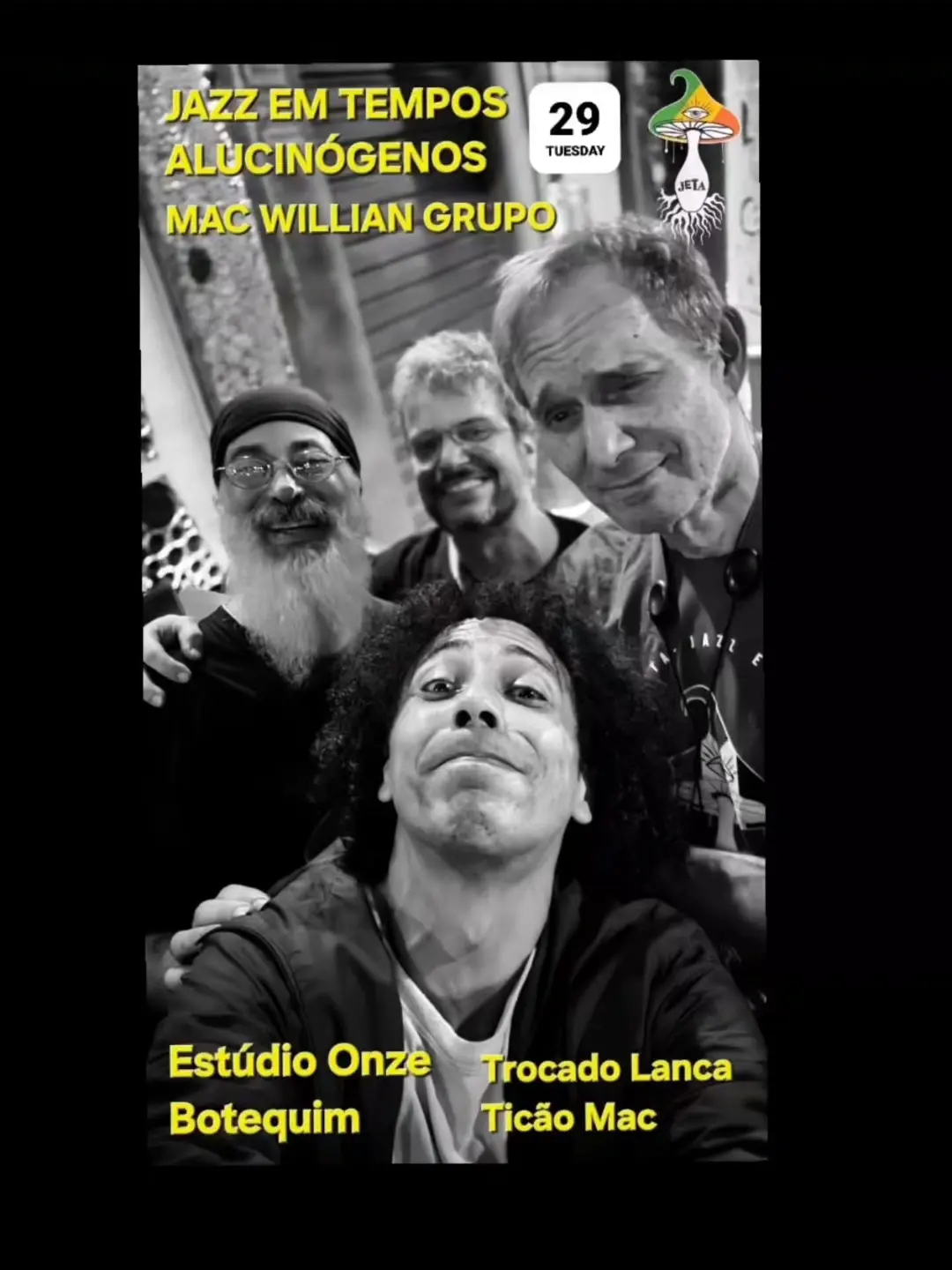 Flyer de Mac Willian Grupo