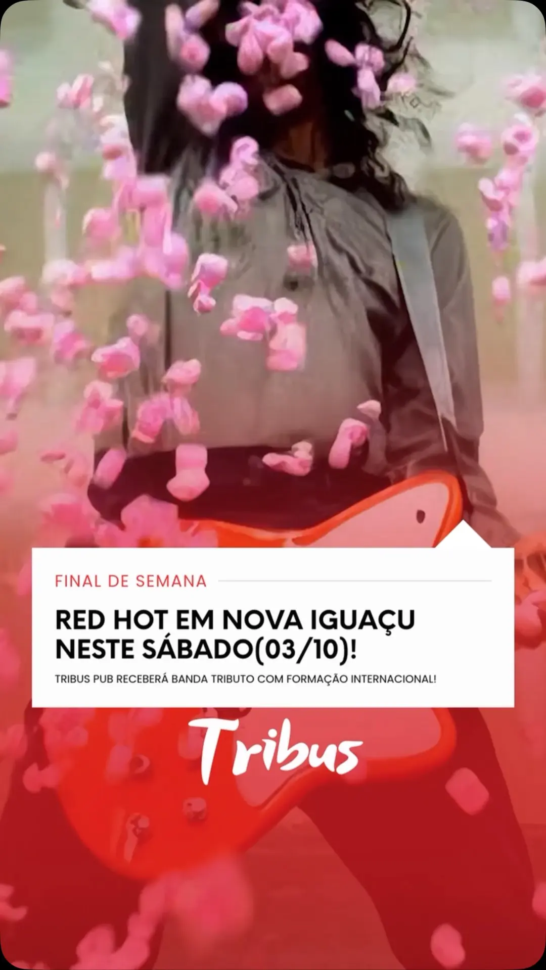 Flyer de By Snow e Red Hot Chili Peppers by Snow