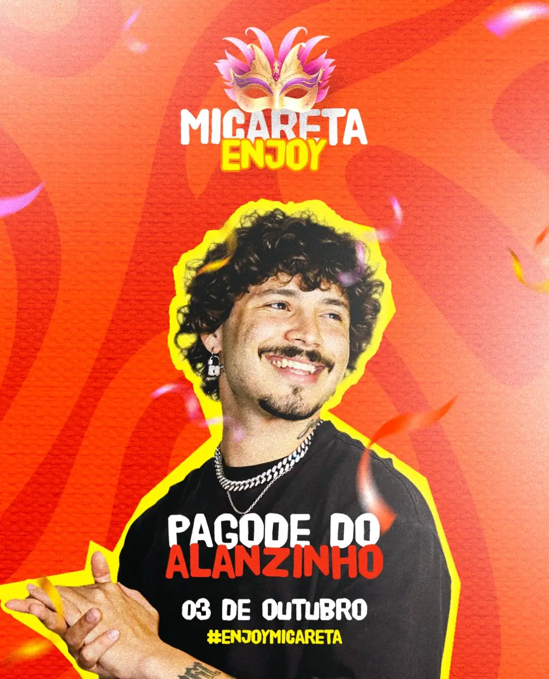 Flyer de Tiosso e Alanzinho