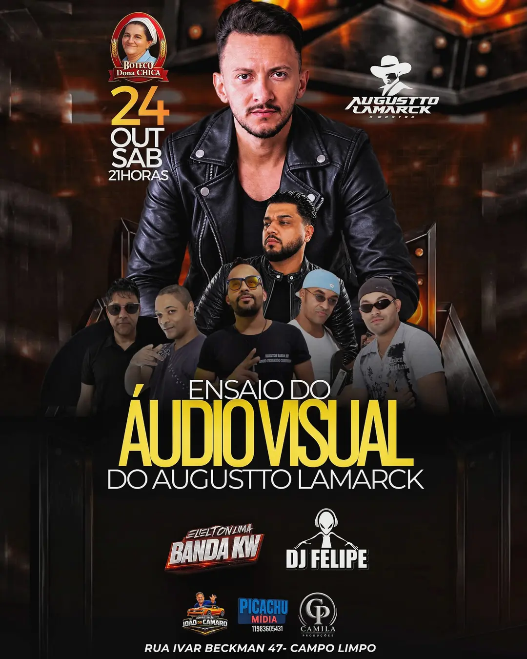 Flyer de Augustto Lamarck