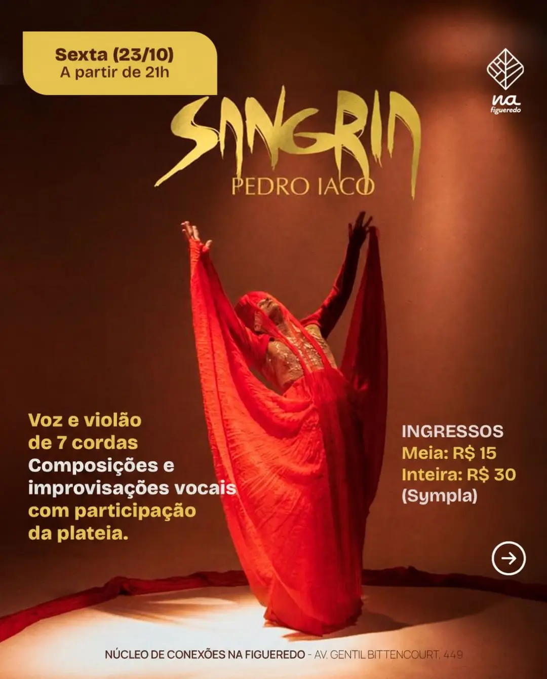 Flyer de Pedro Iaco