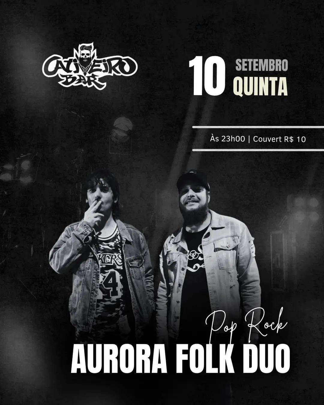 Flyer de Aurora Folk Duo