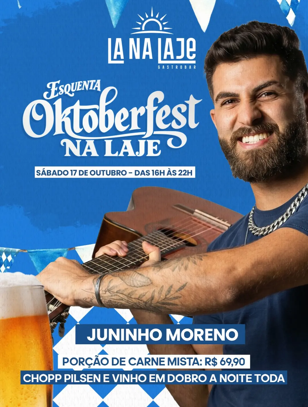 Flyer de Juninho Moreno