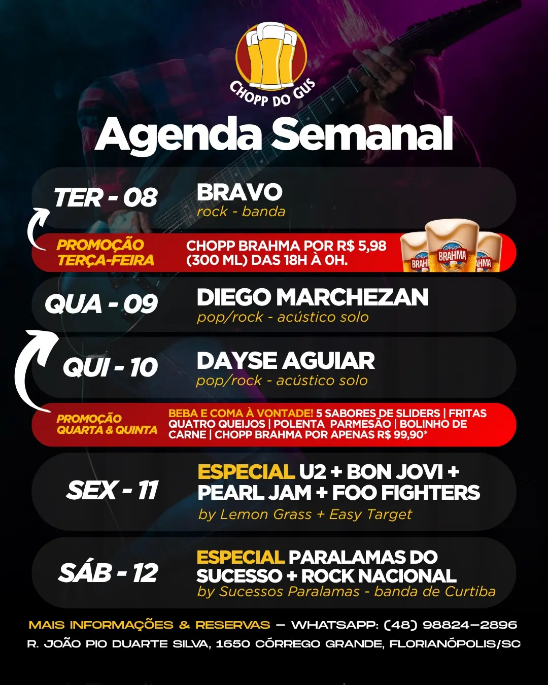 Flyer de Lemon Grass Rock Band e Easy Target