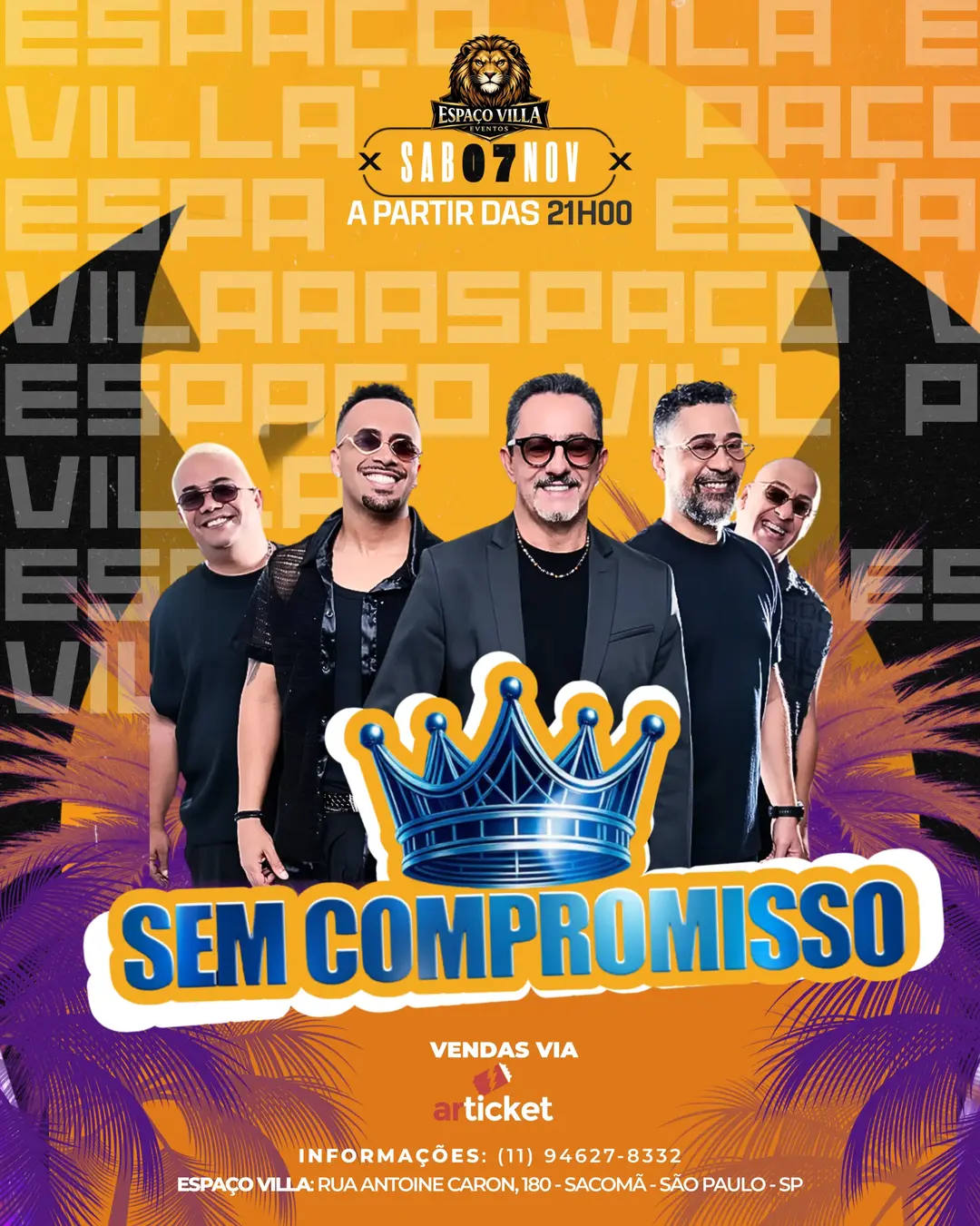 Flyer de Grupo Sem Compromisso