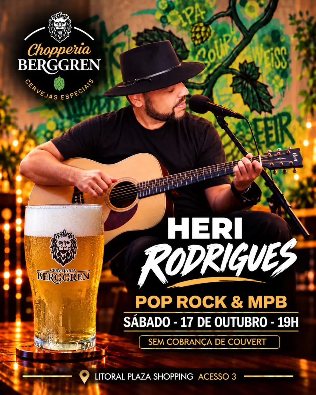Flyer de Héri Rodrigues
