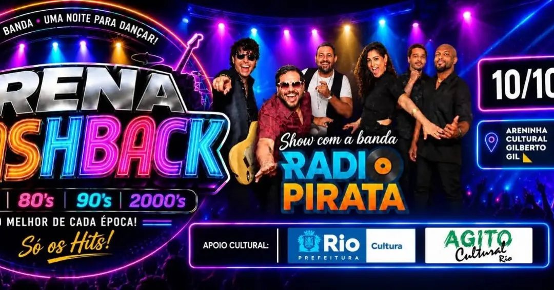 Flyer de Banda Radio Pirata
