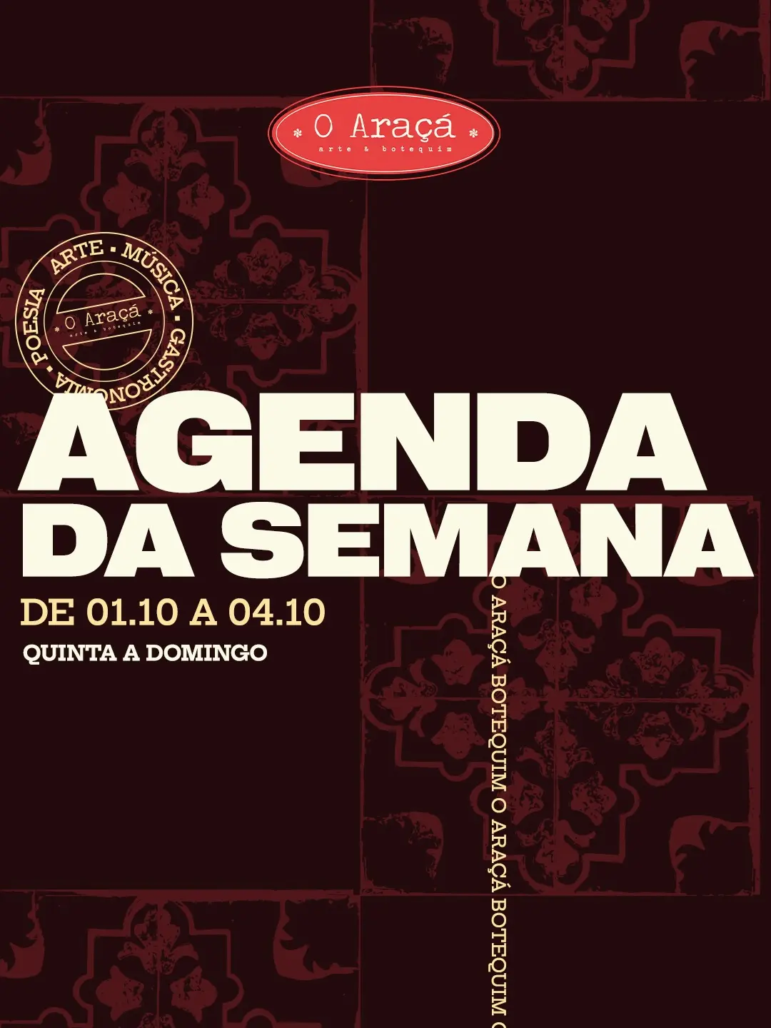 Flyer de Diz o Tom, Calixto