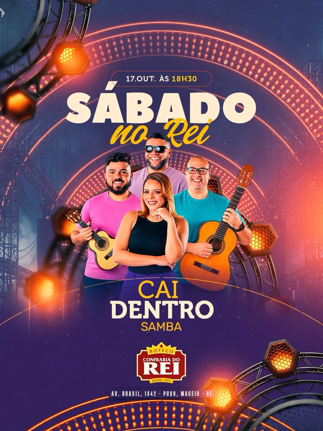 Flyer de Cai Dentro