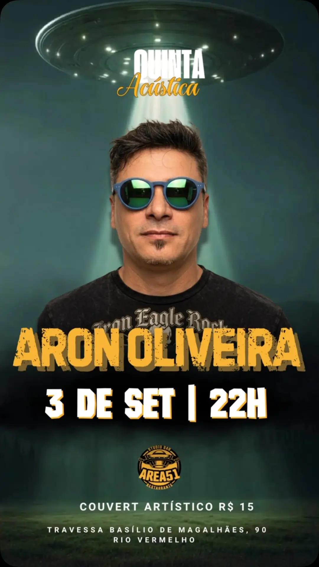 Flyer de Aron Oliveira