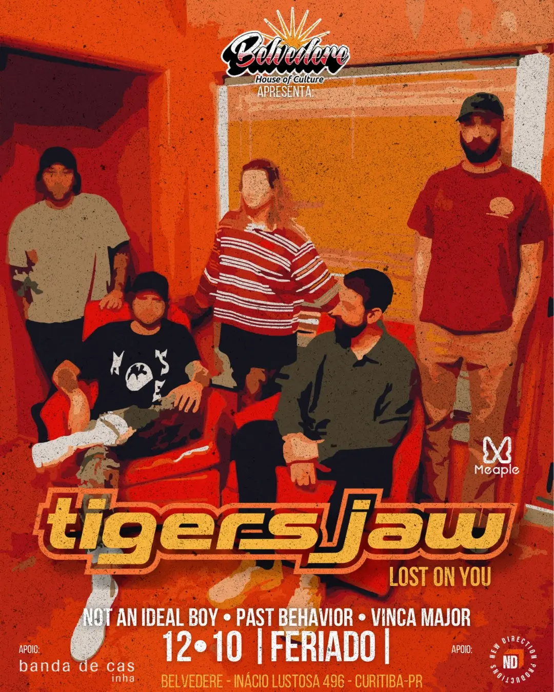 Flyer de Vinca Major, Past Behavior e mais 2 artistas