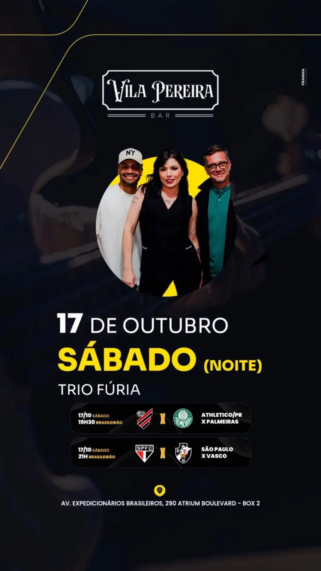 Flyer de Banda Furia