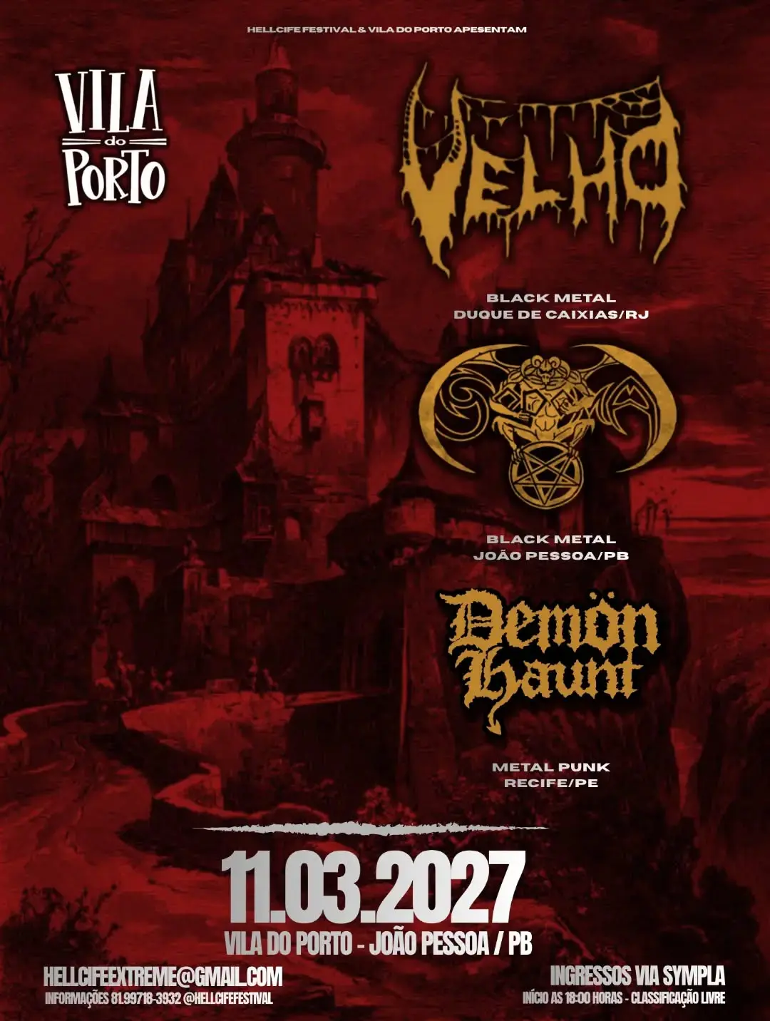 Flyer de Sodoma, Demön Haunt e Velho