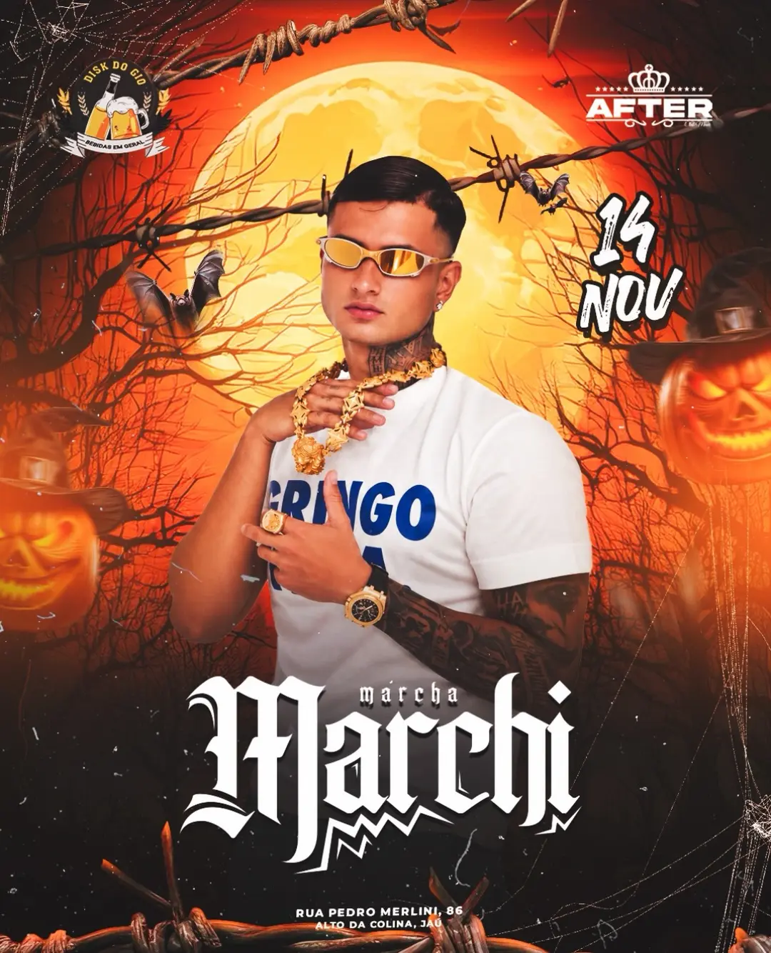 Flyer de MC Marchi