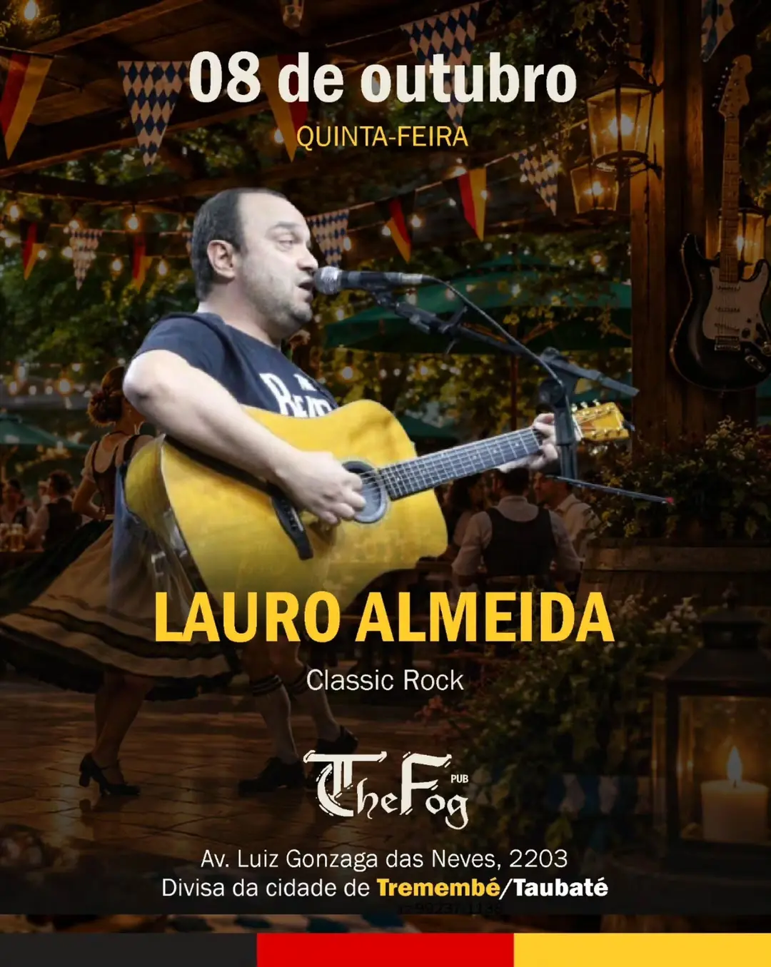 Flyer de Lauro Almeida