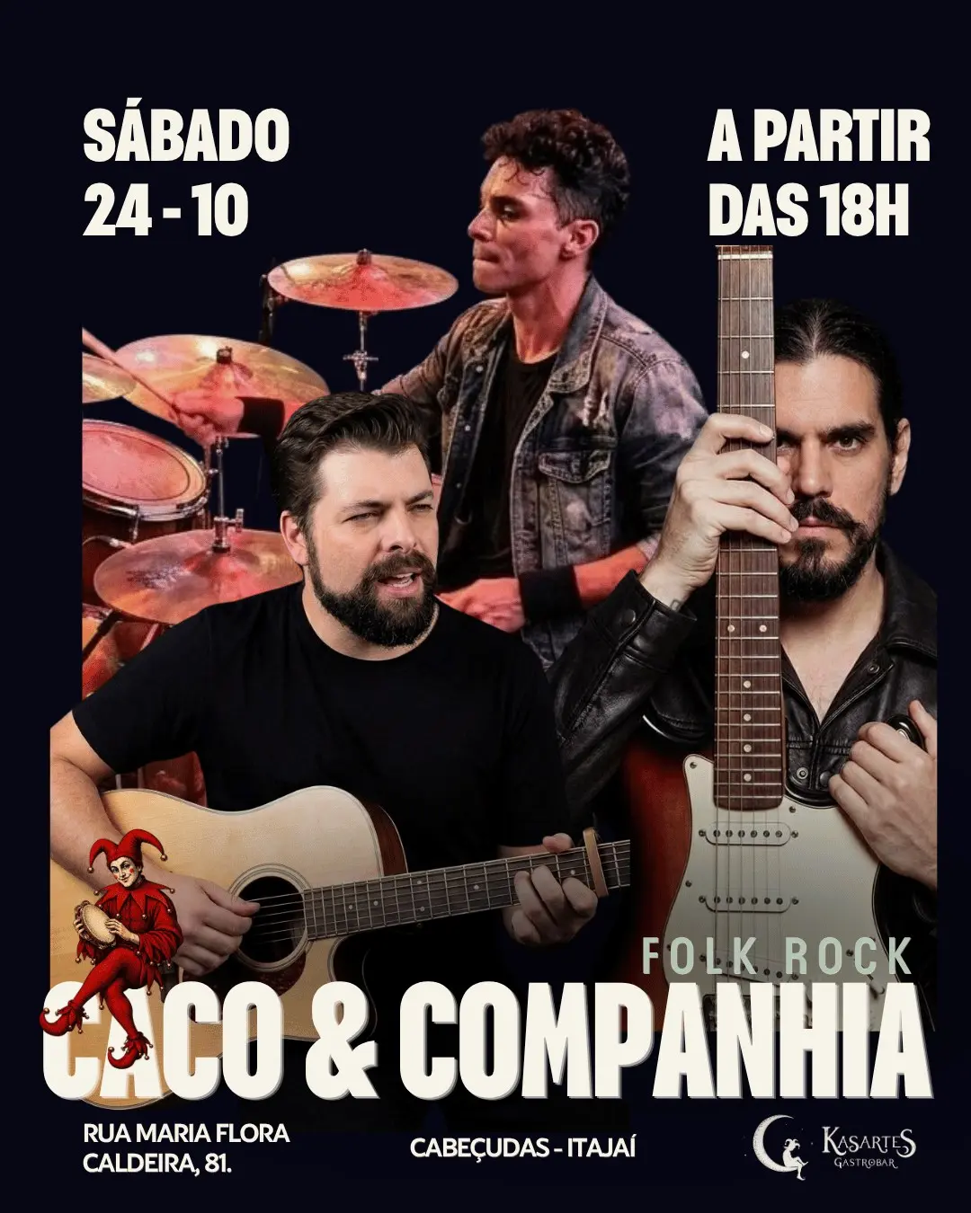Flyer de Caco & Companhia
