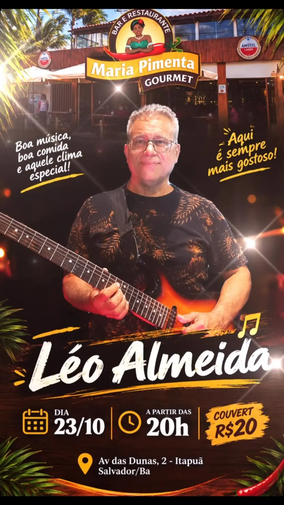 Flyer de Léo Pimenta
