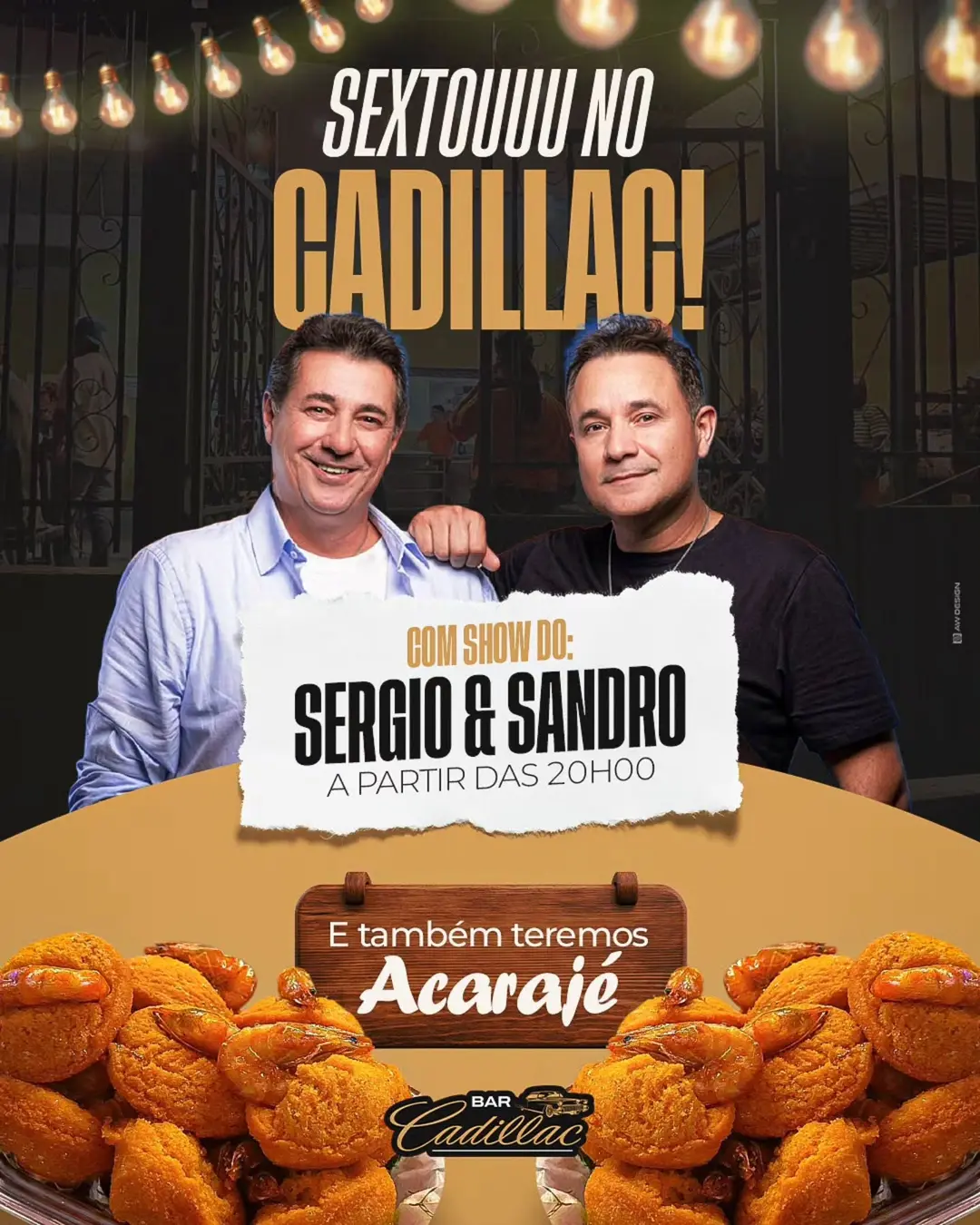 Flyer de Sérgio e Sandro