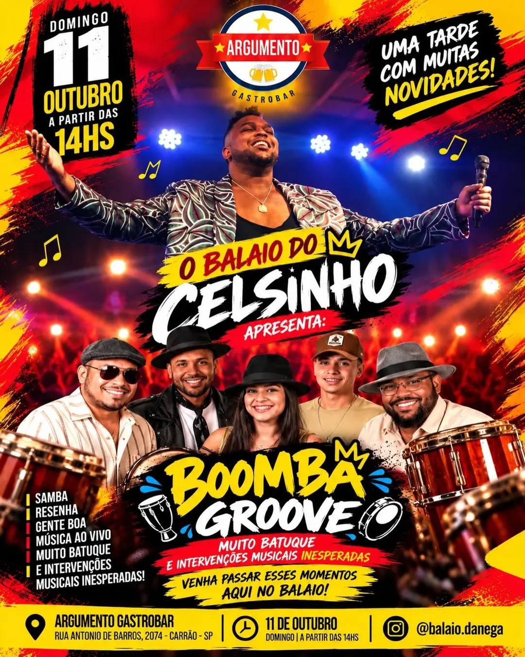 Flyer de Boomba Groove