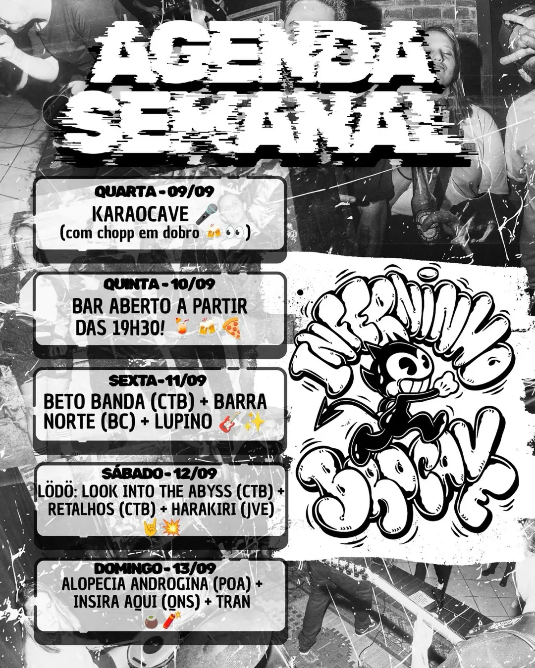 Flyer de Barranorte, Lupino e Beto