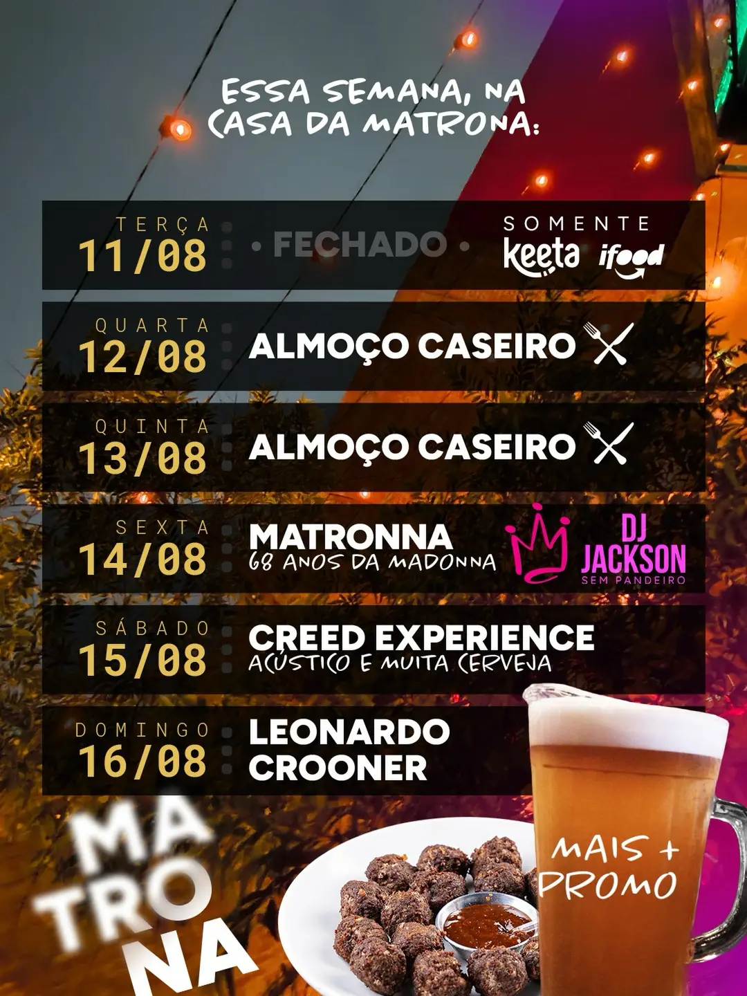 Flyer de Jacksonsempandeiro