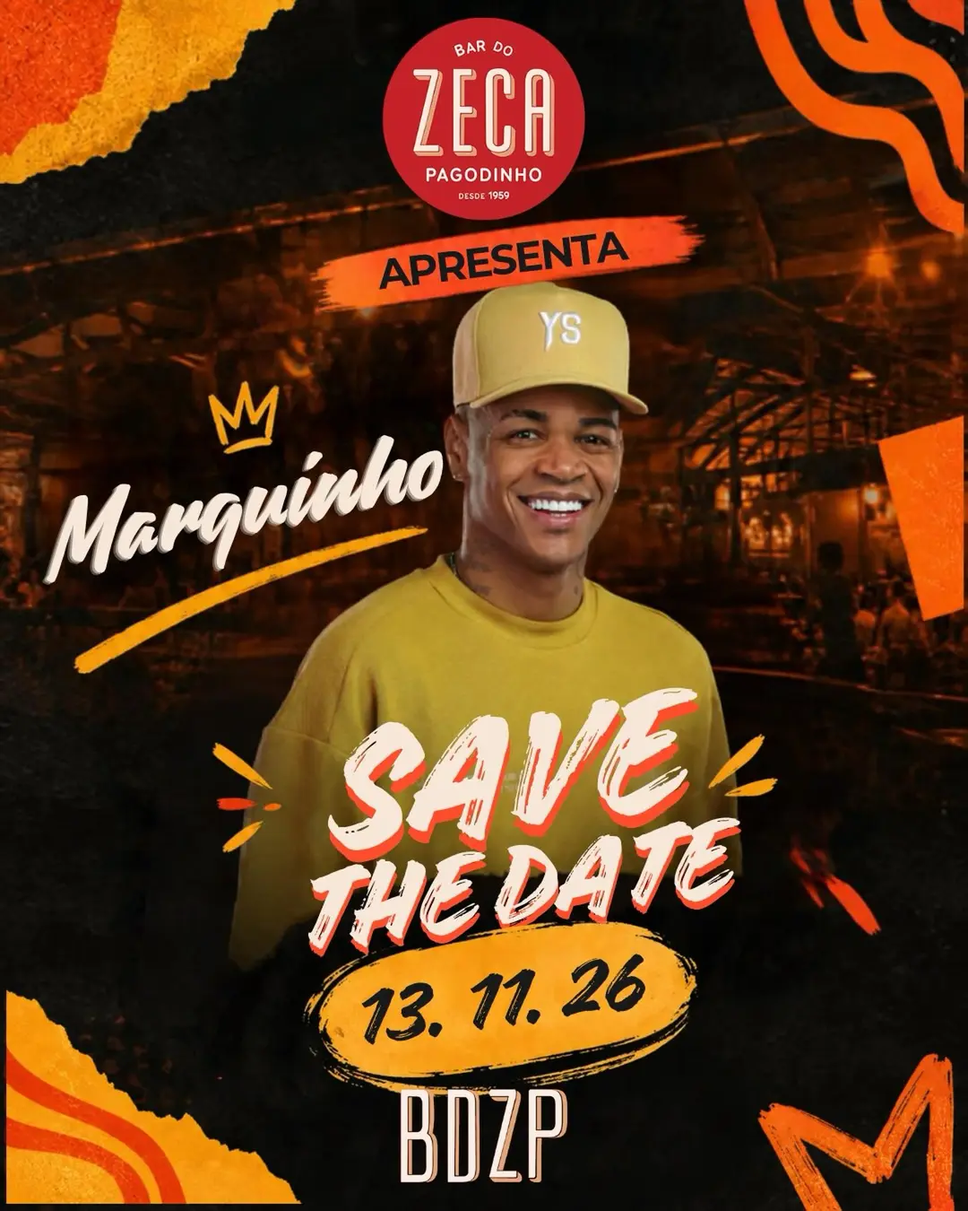 Flyer de O Cantor Marquinho
