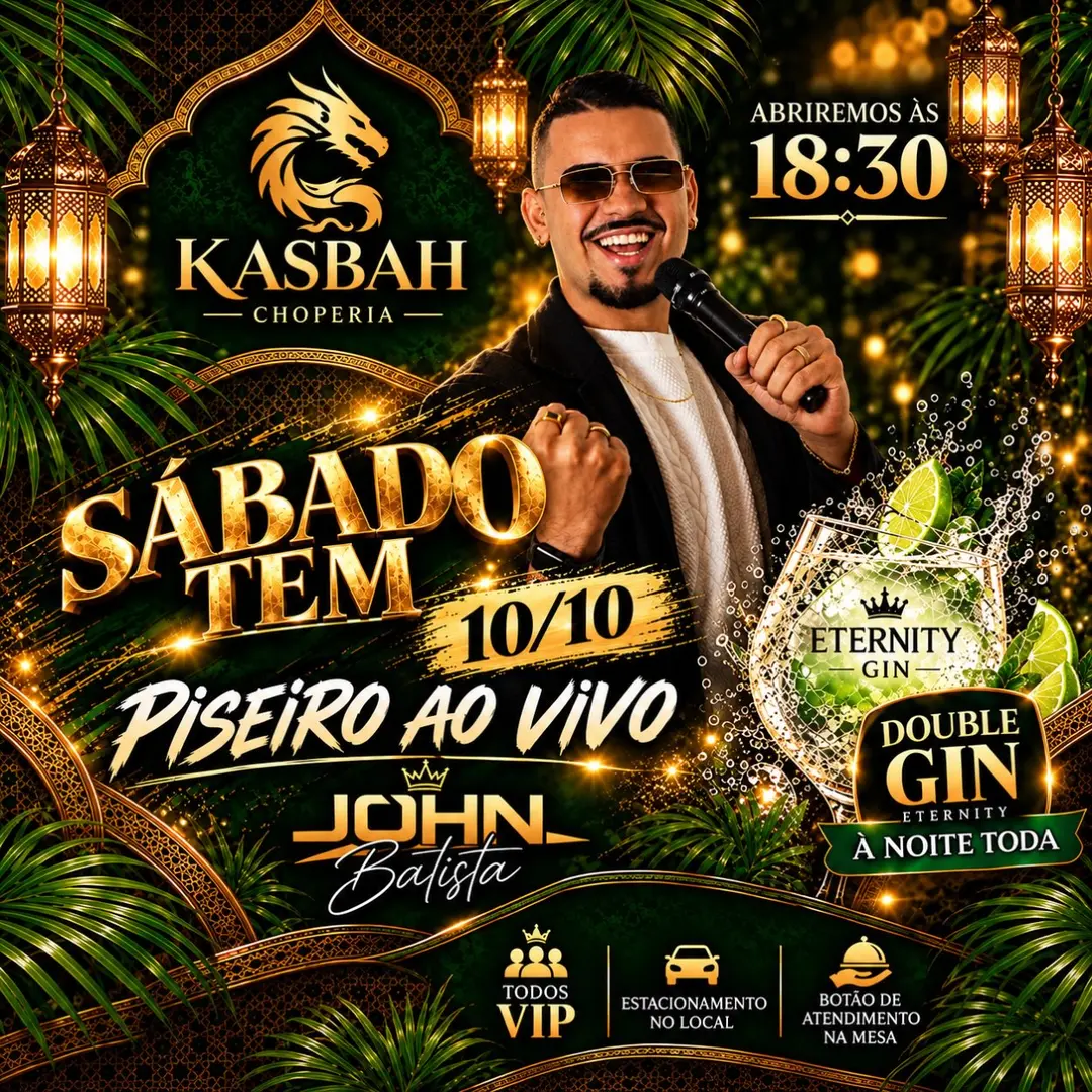 Flyer de John Batista