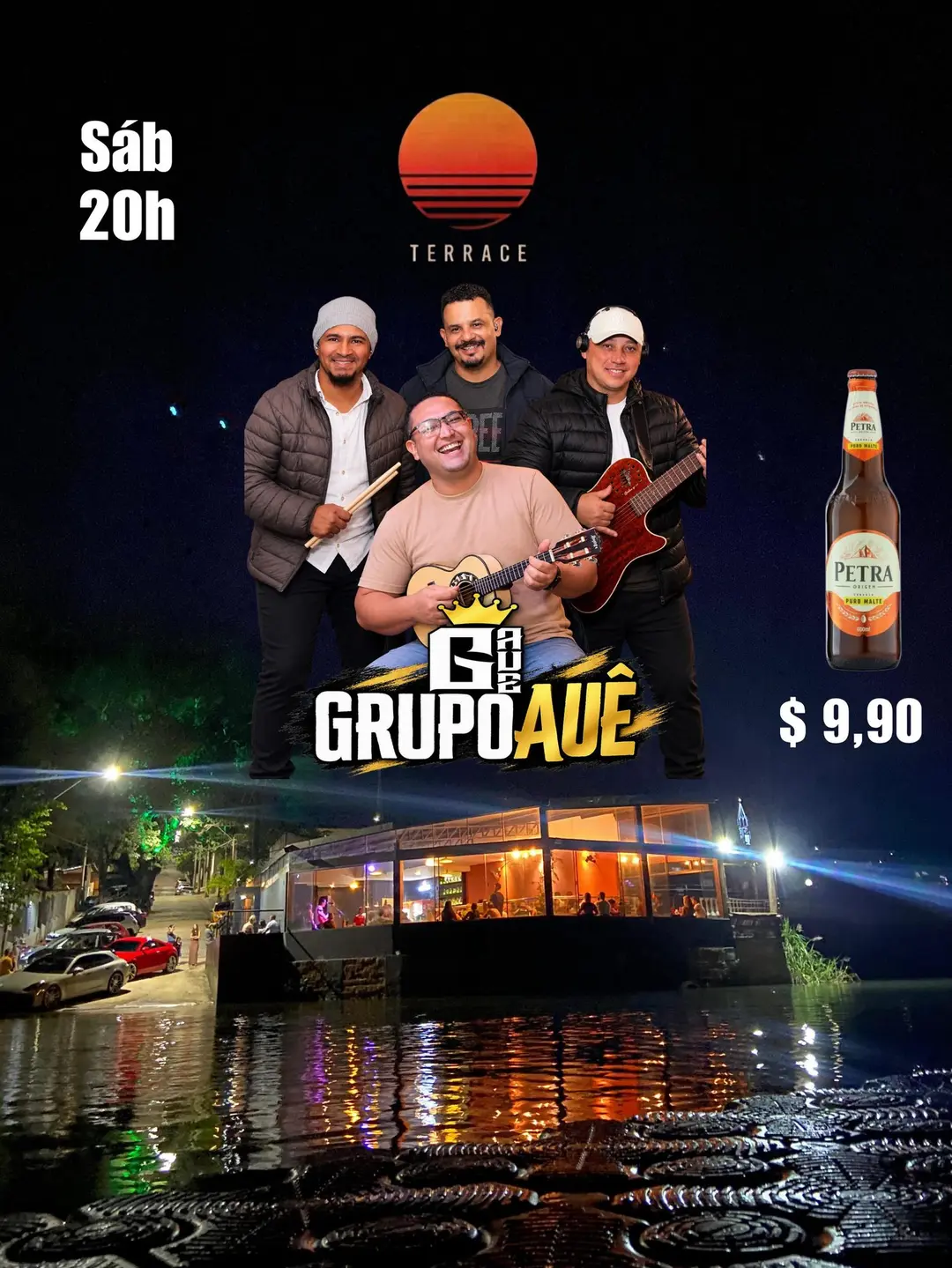 Flyer de Grupo Auê
