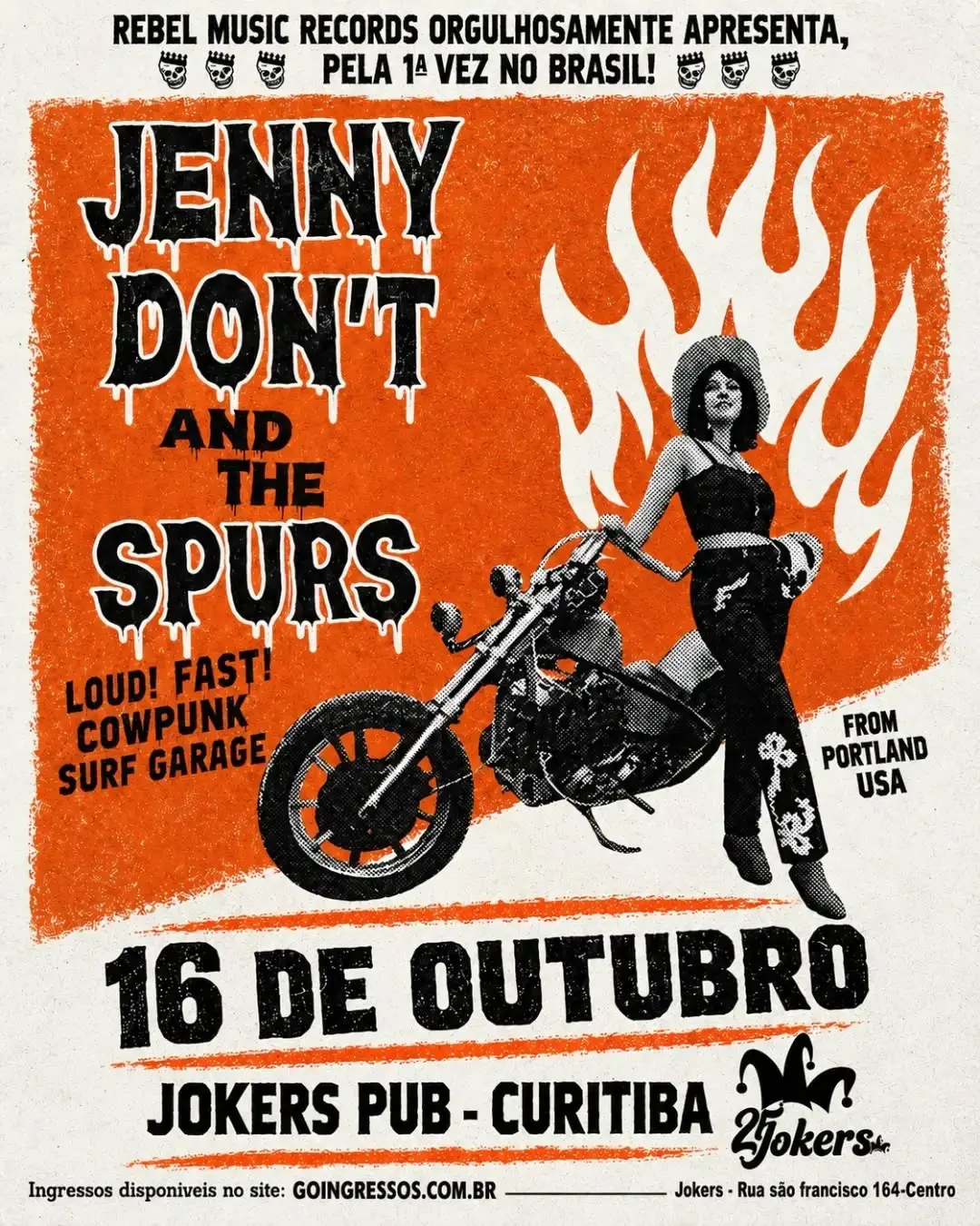 Flyer de Jenny Don't and the Spurs