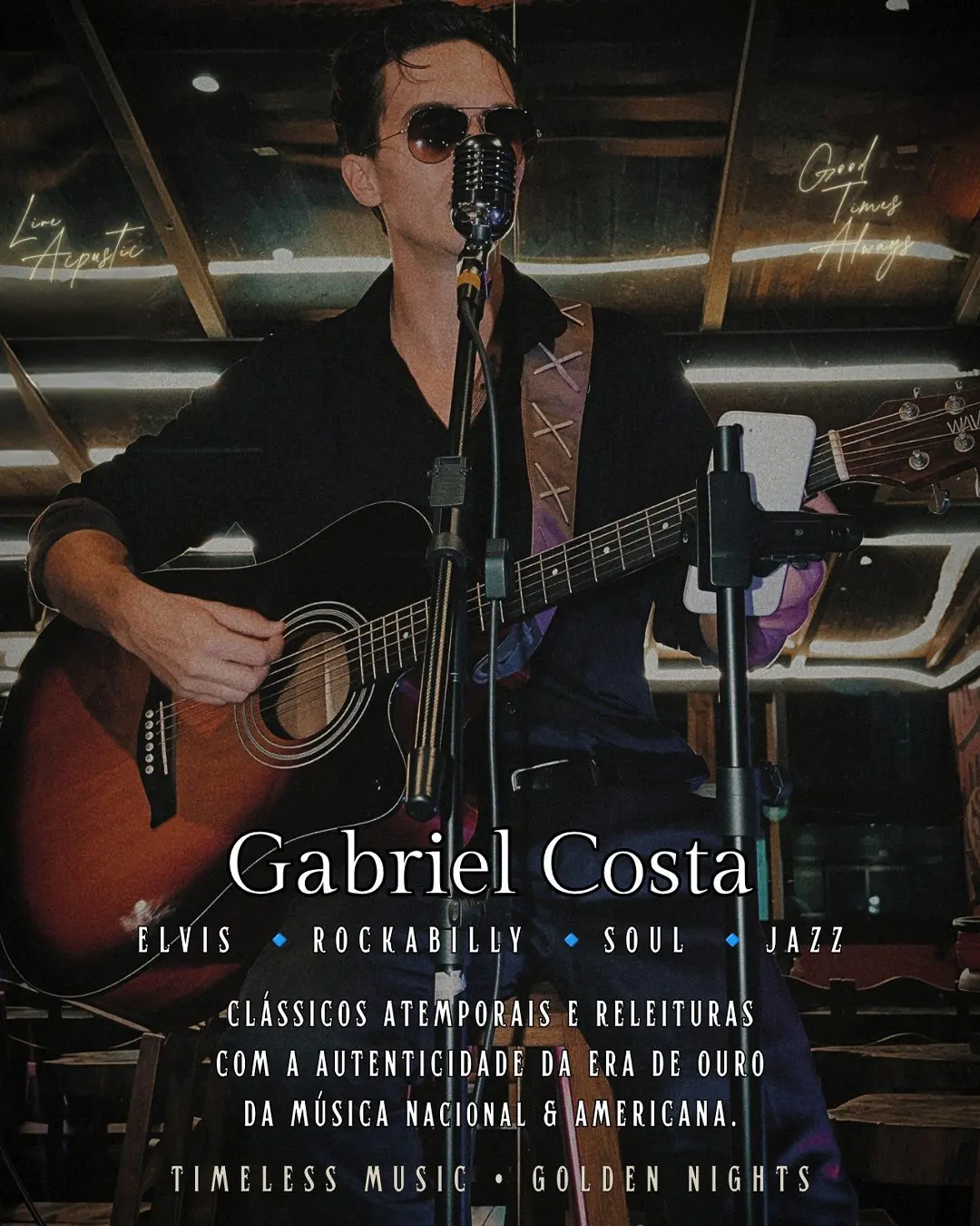 Flyer de Gabriel Costa