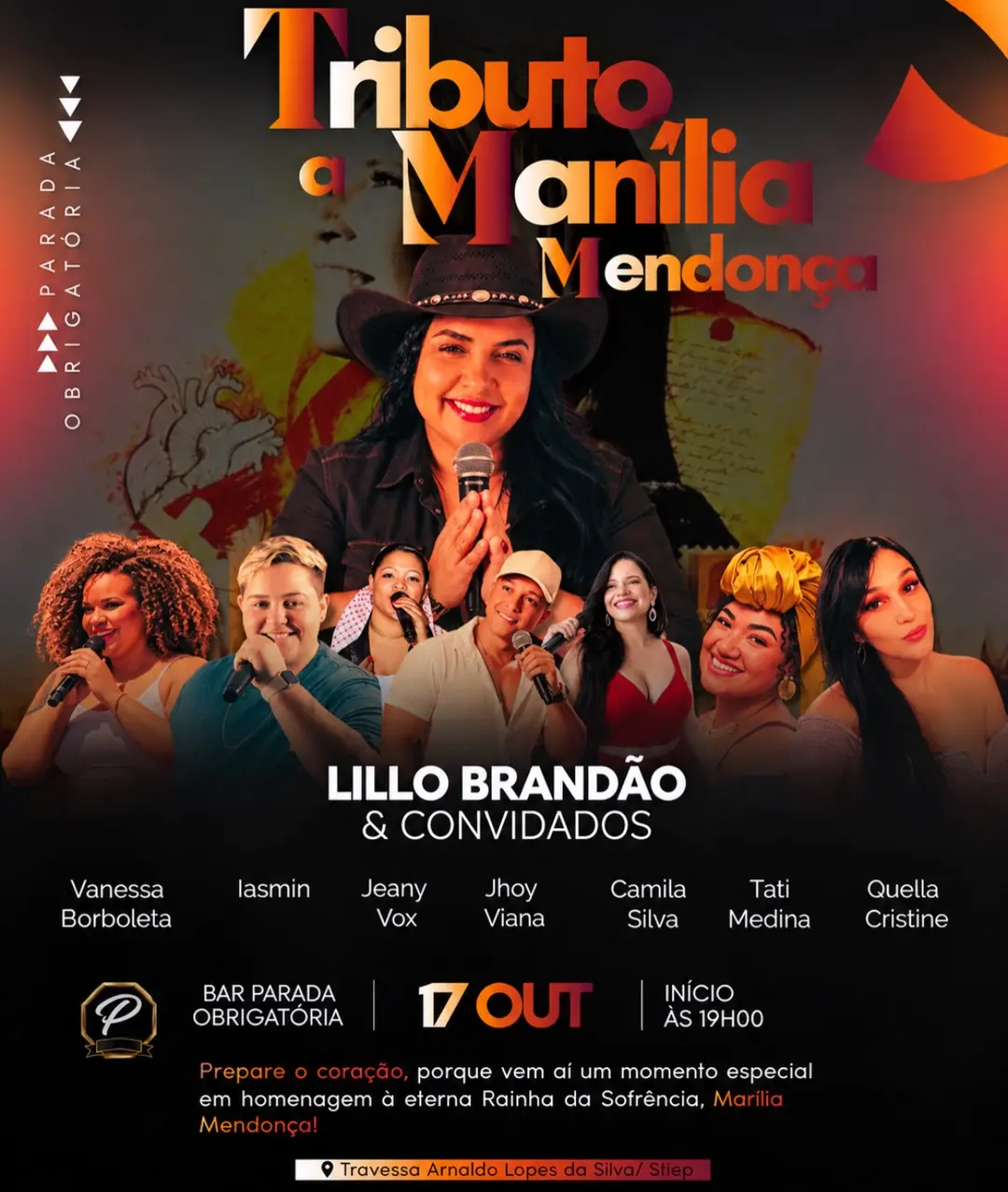 Flyer de Lillo Brandão & Convidados