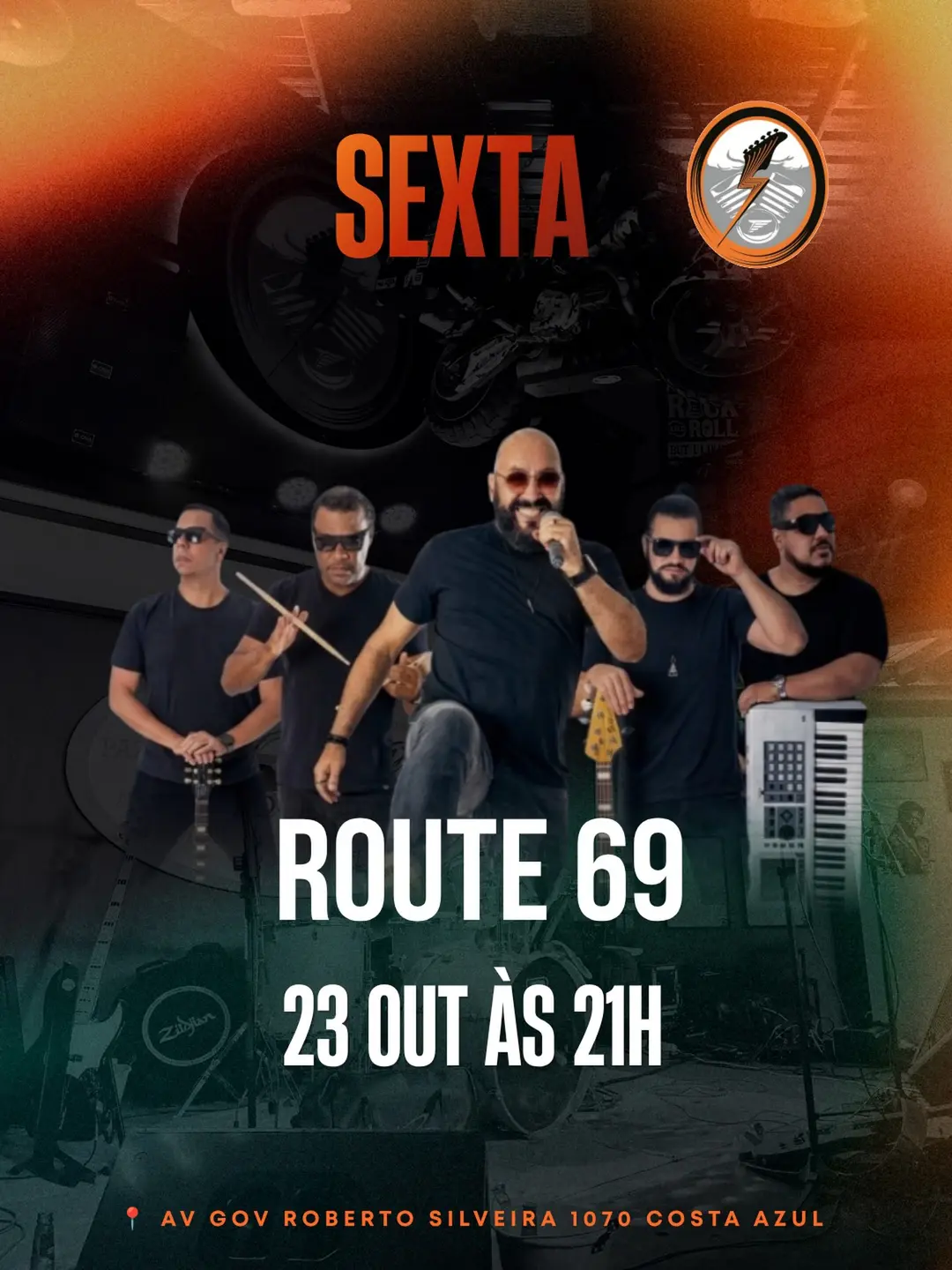 Flyer de Rock Band
