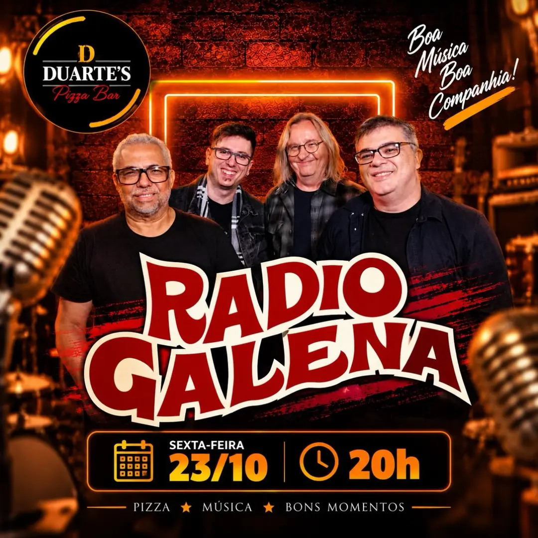 Flyer de Banda Radio Galena