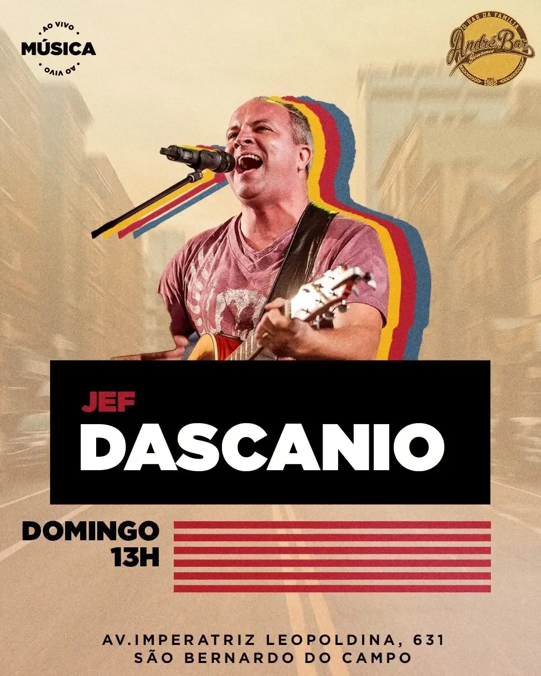 Flyer de Jef da Scanio