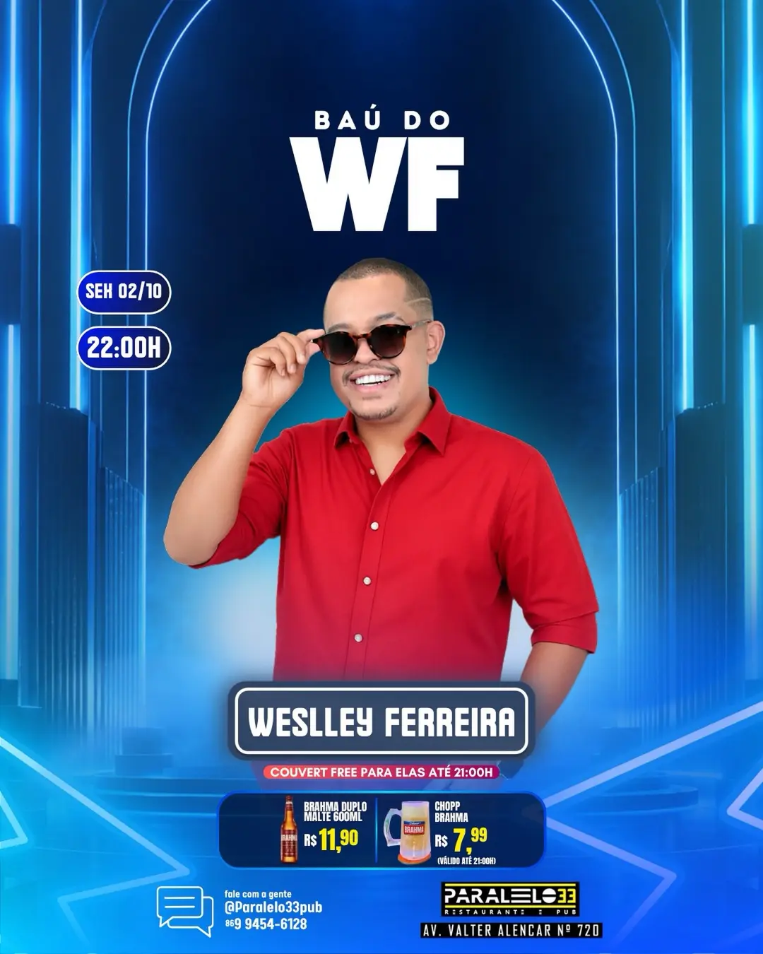 Flyer de Weslley Ferreira - WF Cantor