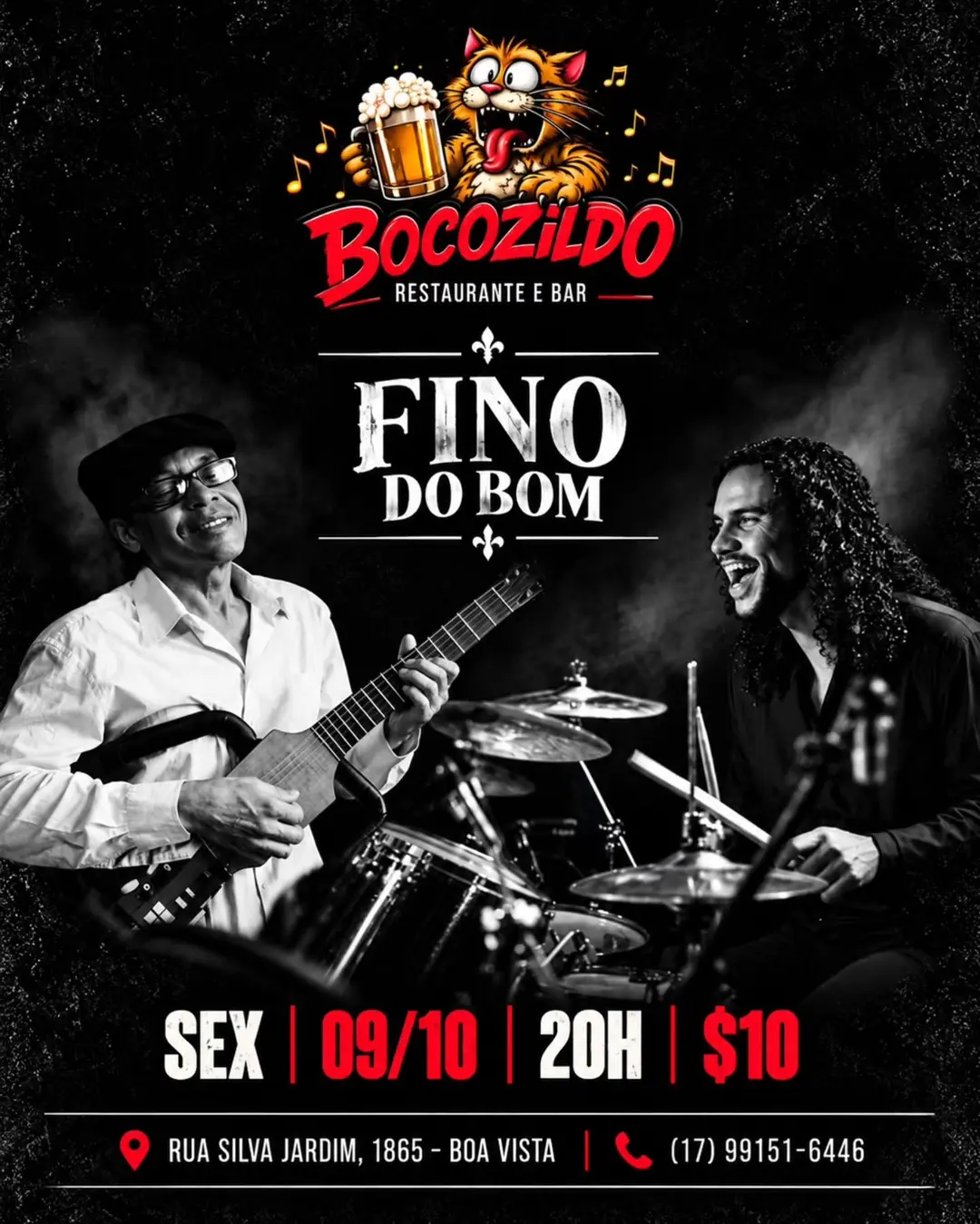 Flyer de Vinícius Lima e Mikeias Carvalho
