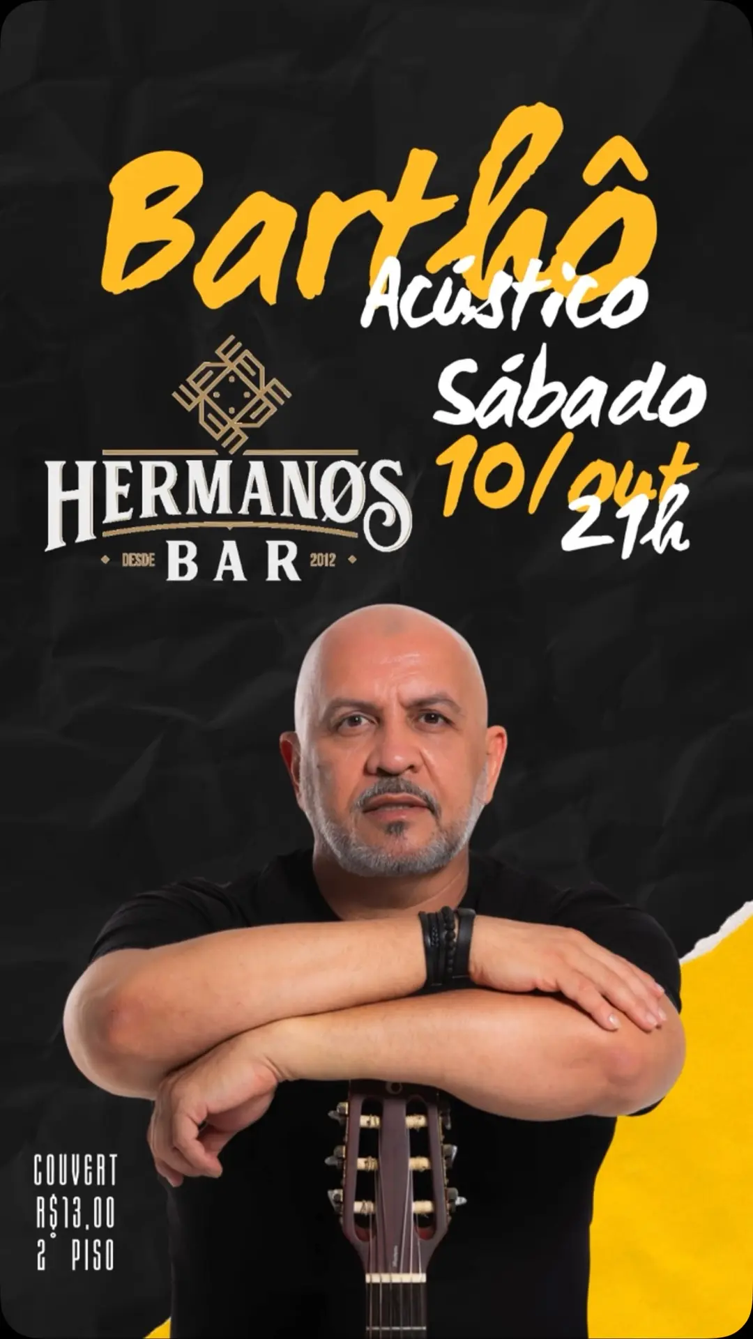 Flyer de Bartho e Banda