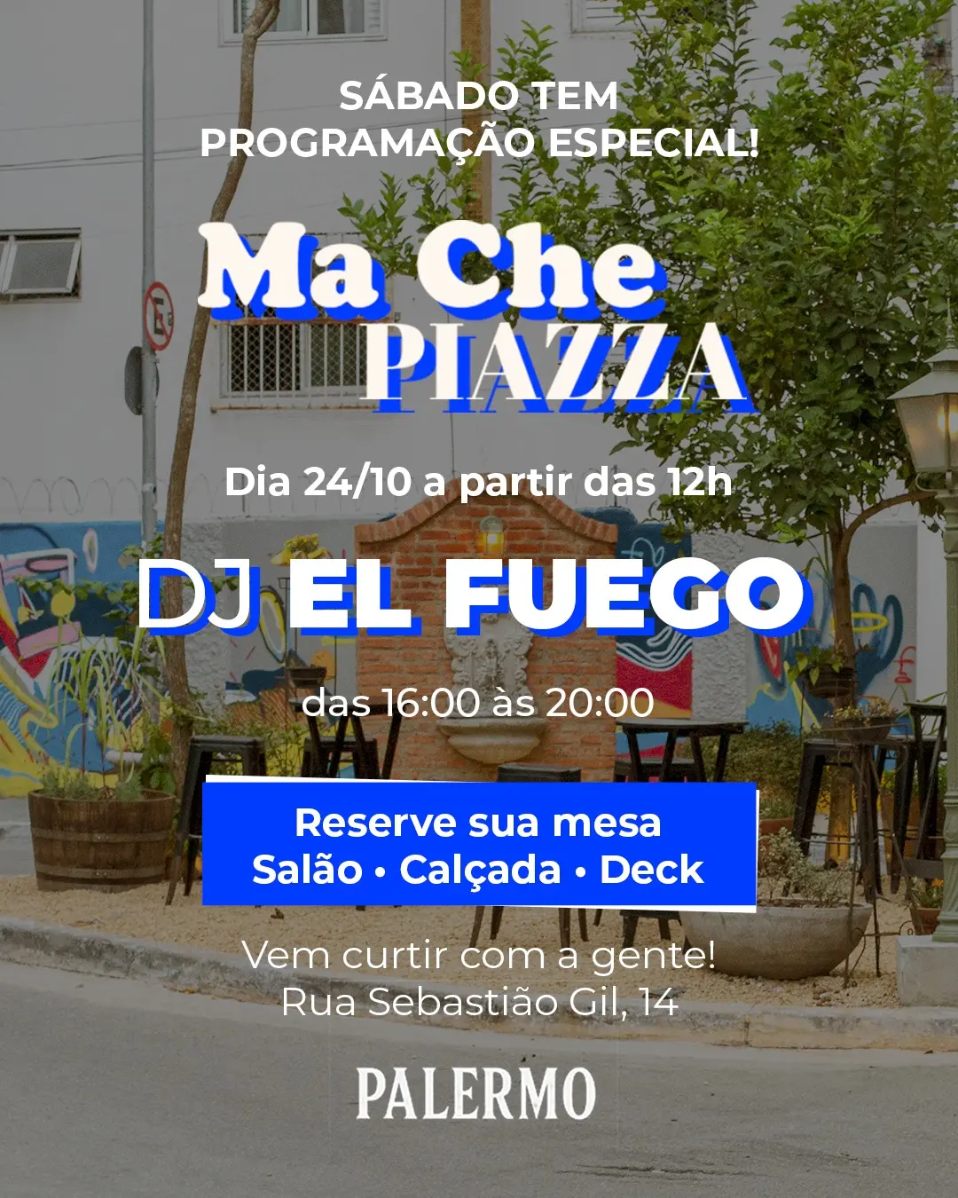 Flyer de DJ El Fuego