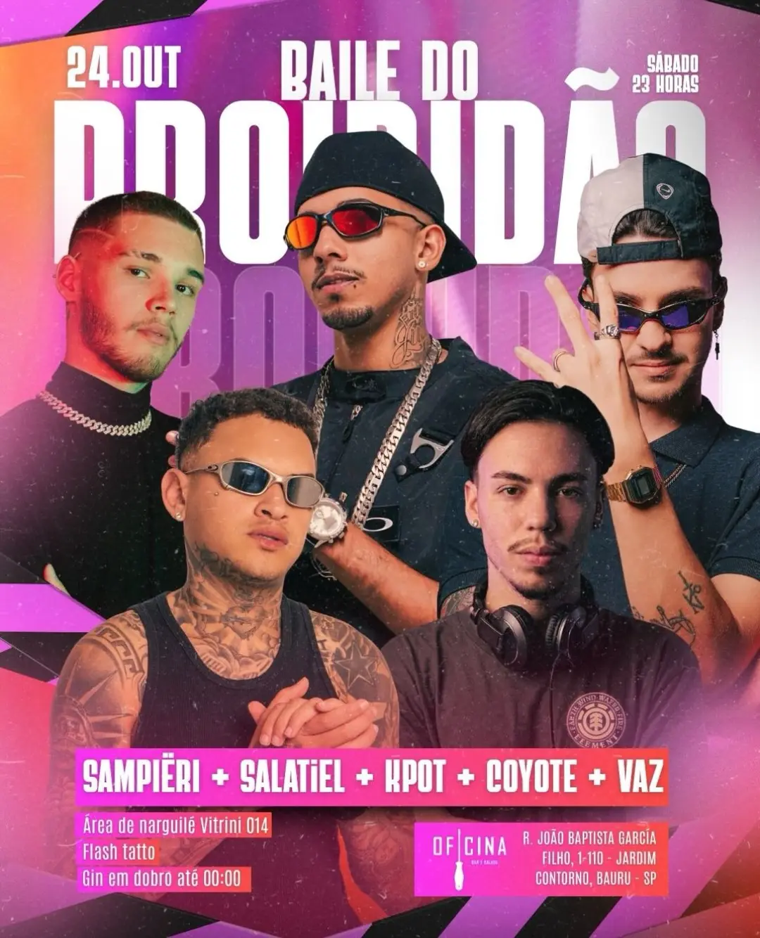 Flyer de SAMPIËRI, Vaz, Salatiel, Kpot e Coyote