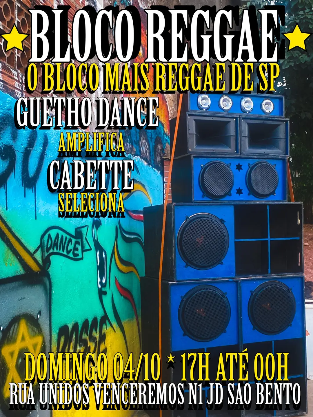 Flyer de Guetho Dance Posse e mais 2 artistas