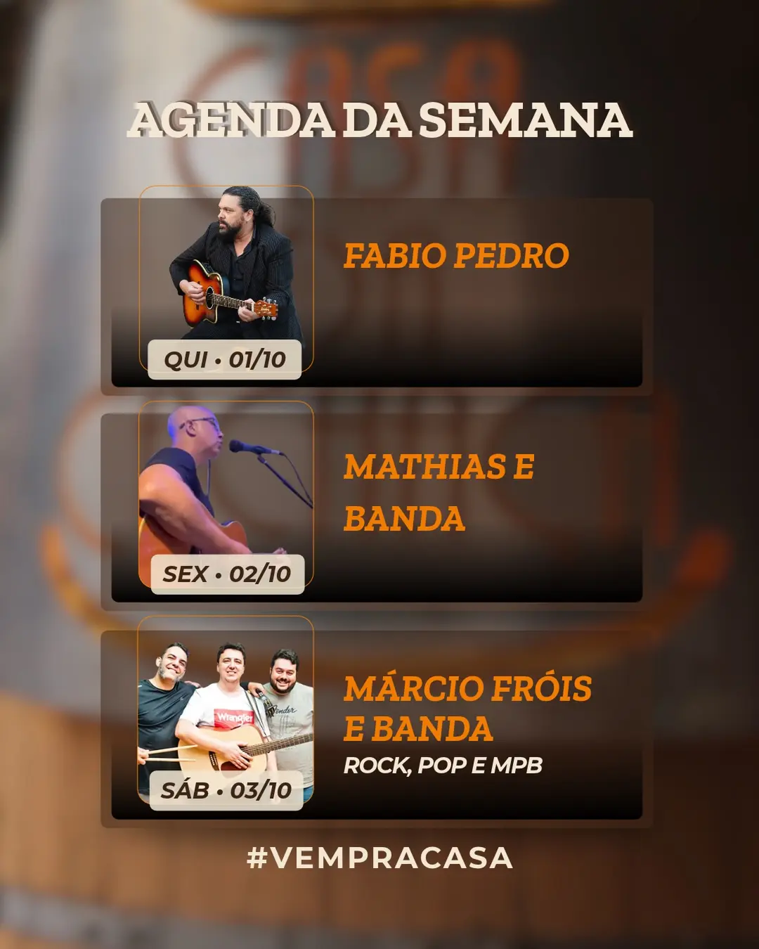 Flyer de Marcos Mathias