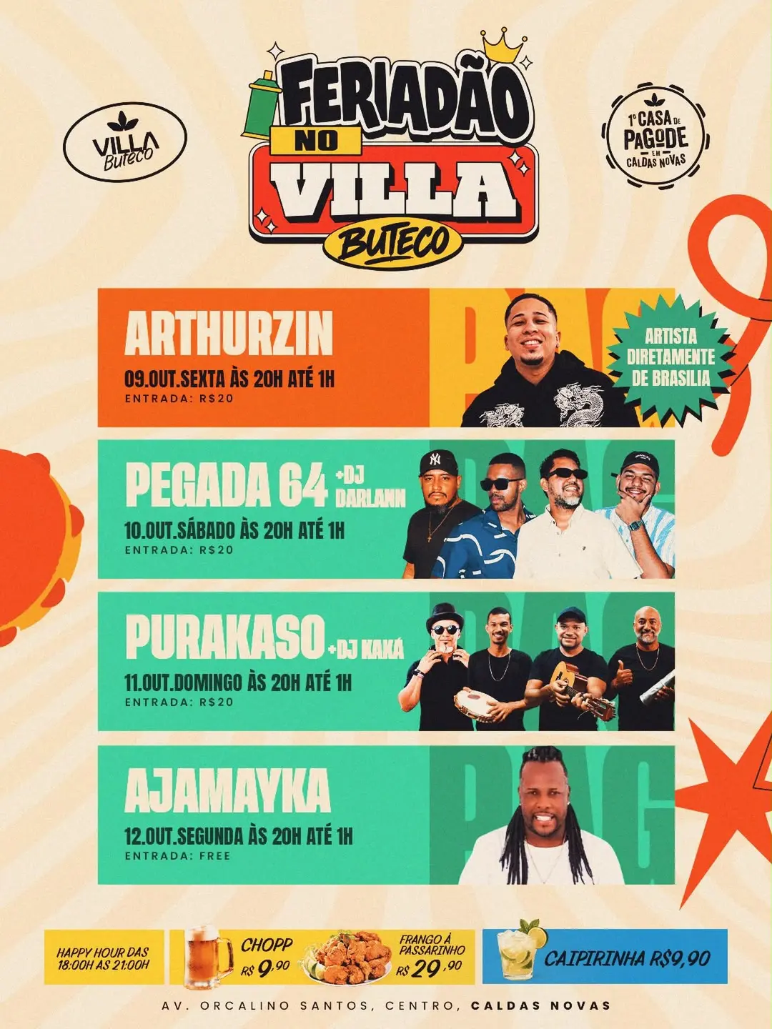 Flyer de AJAMAYKA