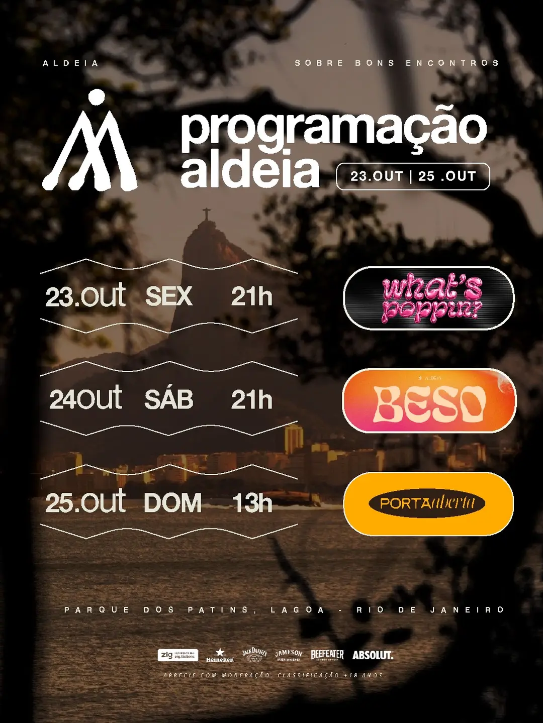 Flyer de Arruda, Havoc, LUP, SARAIVA e XICO