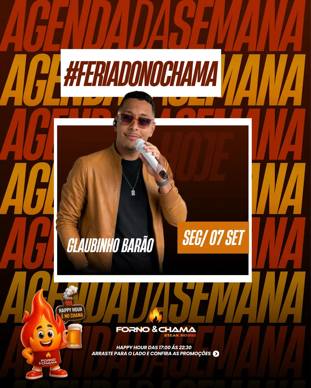 Flyer de Glaubrinho Barão