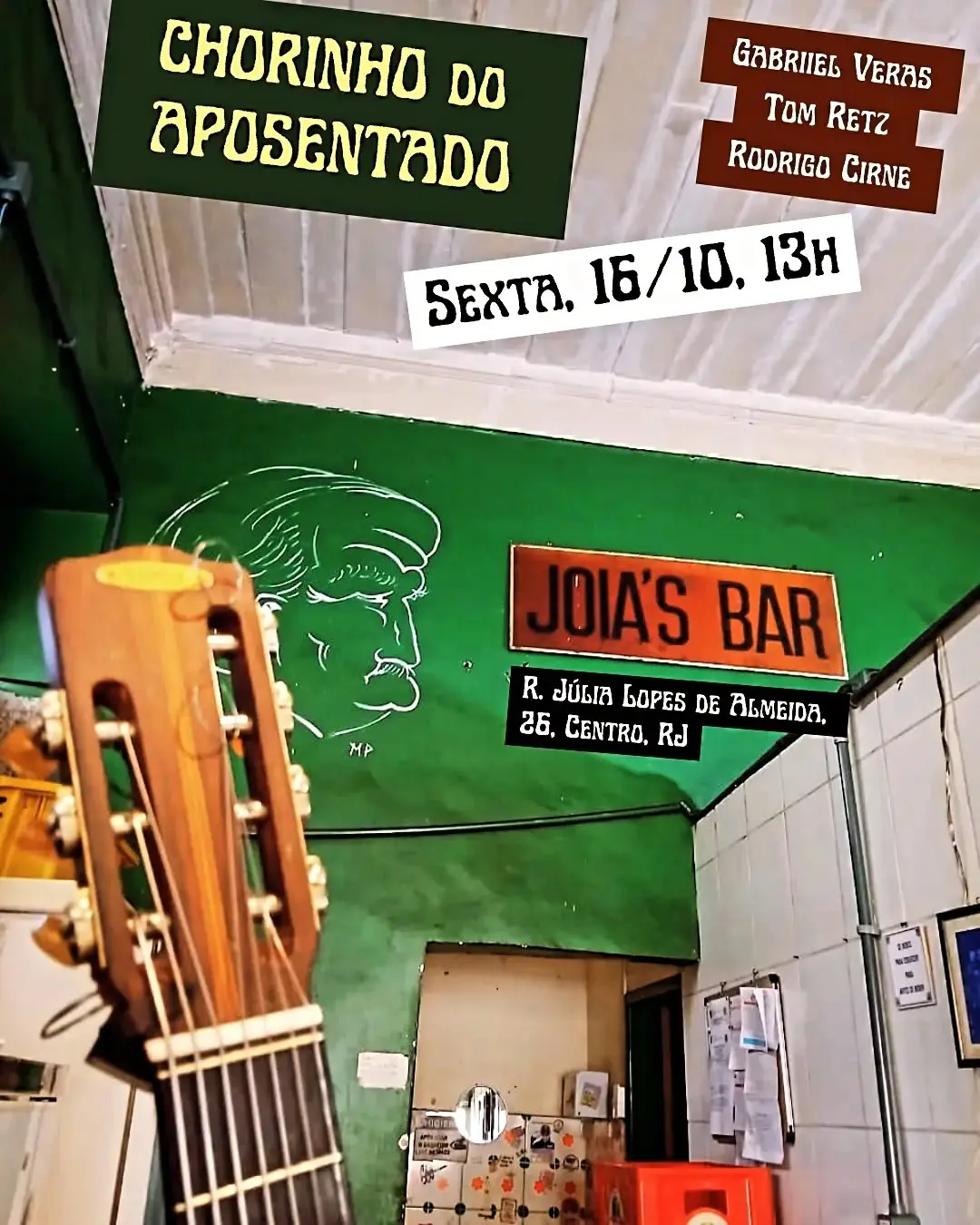 Flyer de Chorinho do Aposentado