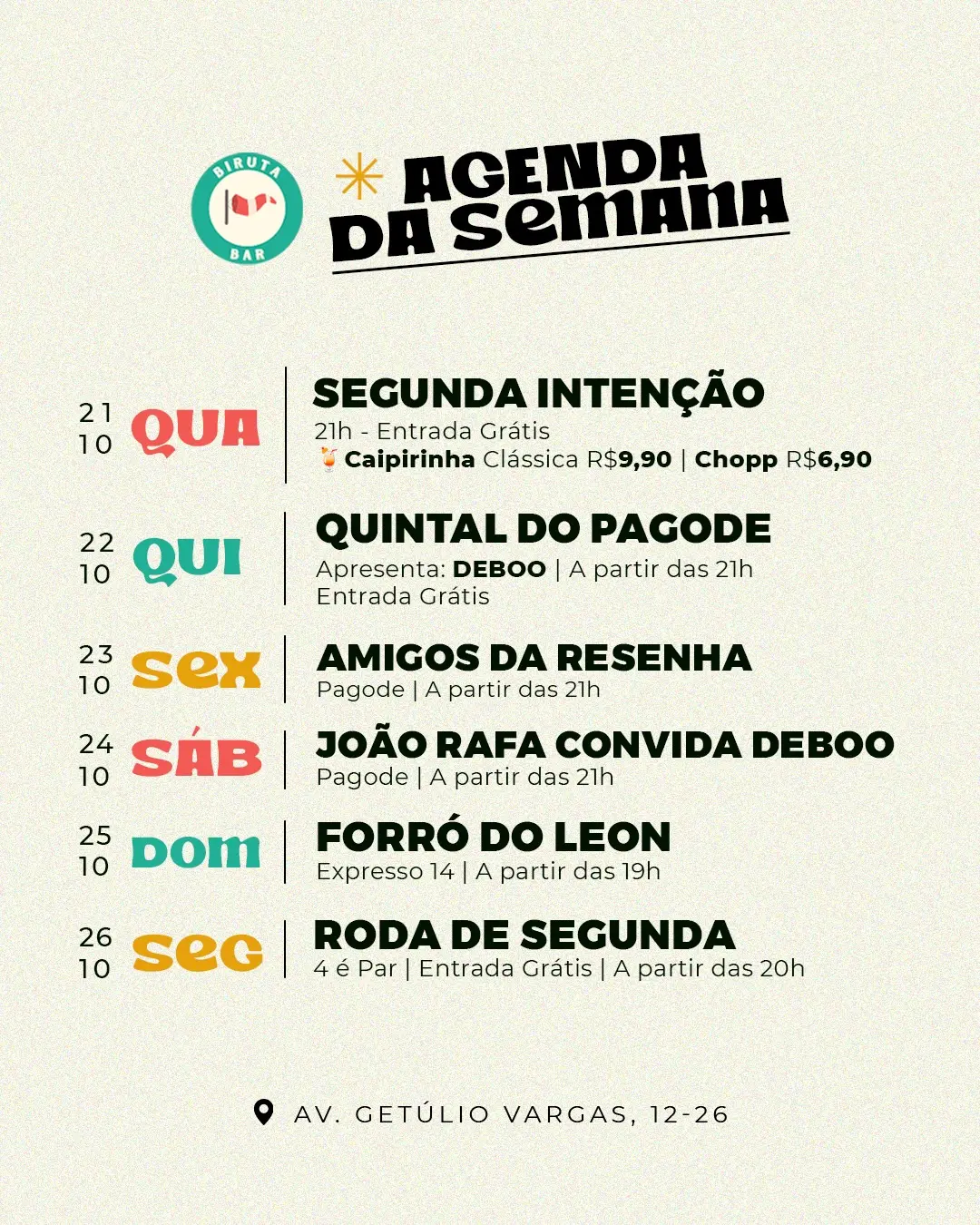 Flyer de Deboo e João Rafa